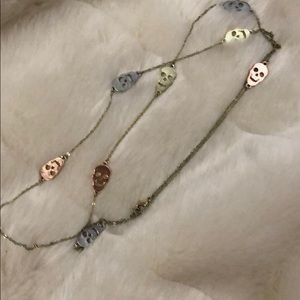 Multi-tone Skull Necklace